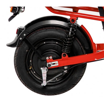 Электроскутер Like.Bike T1 (чорно-червоний) фото №7