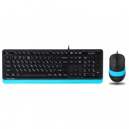 Клавіатура   мишка A4Tech F1010 Black-Blue