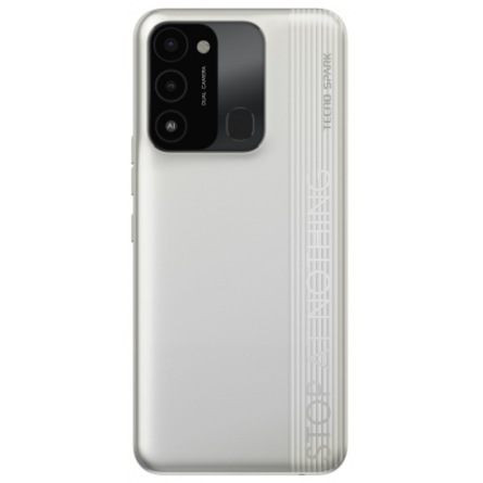 Смартфон Tecno Spark 8С (KG5n) 4/64Gb NFC 2SIM Diamond Grey фото №3