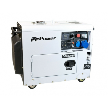 Бензогенератор ITC Power DG7800SE 6000/6500 W - ES (6806429) (дизельний) фото №2