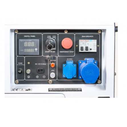 Бензогенератор ITC Power DG7800SE 6000/6500 W - ES (6806429) (дизельний) фото №3