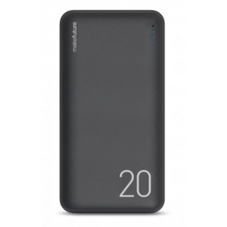 Мобільна батарея MakeFuture Power Bank 20000 mAh Black (MPB-204BK)