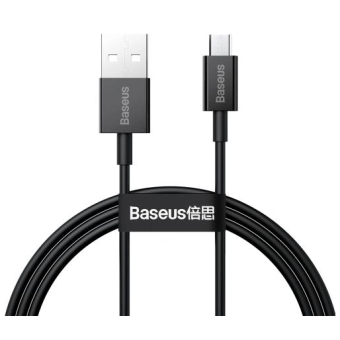 Изображение Baseus Superior Series Fast Charging Data Cable USB to Micro 2A 2m Black