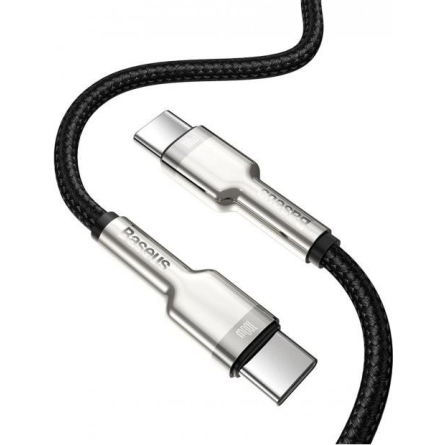 Baseus Cafule Series Metal Data Cable Type-C to Type-C 100W 1m Black фото №2