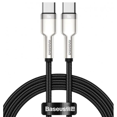 Baseus Cafule Series Metal Data Cable Type-C to Type-C 100W 1m Black