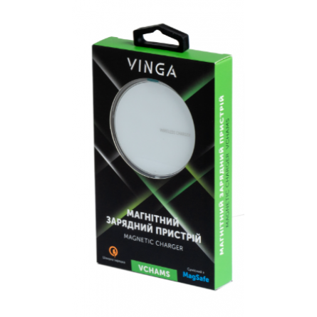 Vinga Magnetic Wireless Charger 10W (VCHAMS) фото №3