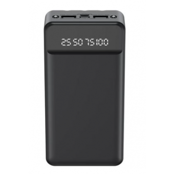 Изображение Мобильная батарея XO PR163 with Flashlight 2USB Type-C 20000mAh Black