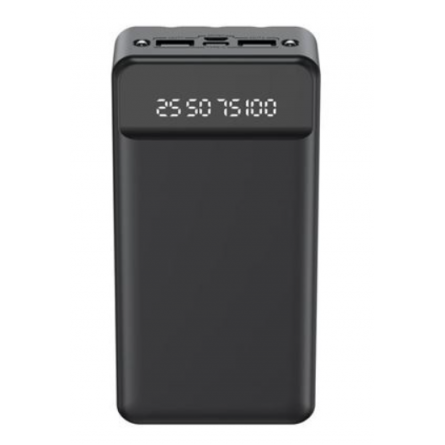 Мобільна батарея XO PR163 with Flashlight 2USB Type-C 20000mAh Black