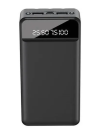 Мобільна батарея XO PR164 with Flashlight 2USB Type-C 30000mAh Black