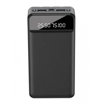 Изображение Мобильная батарея XO PR164 with Flashlight 2USB Type-C 30000mAh Black