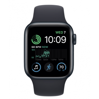 Изображение Smart часы Apple Watch SE 2022 GPS 40mm Midnight Aluminium Case with Midnight Sport Band - Regular (MNJT3