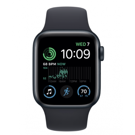 Smart часы Apple Watch SE 2022 GPS 40mm Midnight Aluminium Case with Midnight Sport Band - Regular (MNJT3