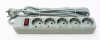 Сетевой фильтр Prologix PRS-075P5-18G 0.75 мм, 5 розеток, 1.8 метра