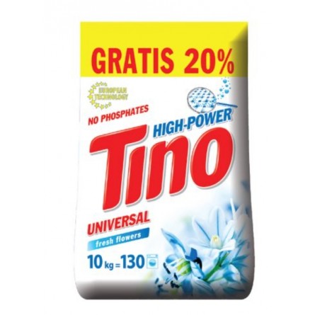 Порошок для стирки Tino High-Power Порошок пральний універсальний Fresh flowers, 10 кг