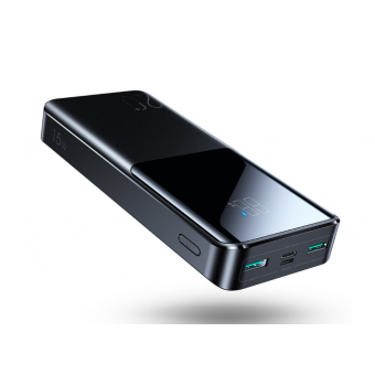 Зображення Мобільна батарея JoyRoom Power Bank AFC 15W 20000mAh PD QC3.0 (чорний) (JR-T014)