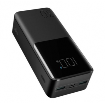 Зображення Мобільна батарея JoyRoom Power Bank AFC 15W 30000mAh PD QC3.0 (чорний) (JR-T015)
