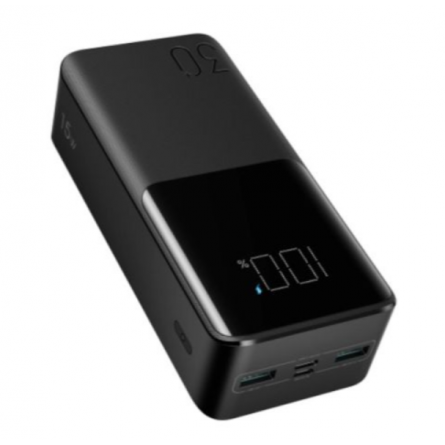 Мобільна батарея JoyRoom Power Bank AFC 15W 30000mAh PD QC3.0 (чорний) (JR-T015)
