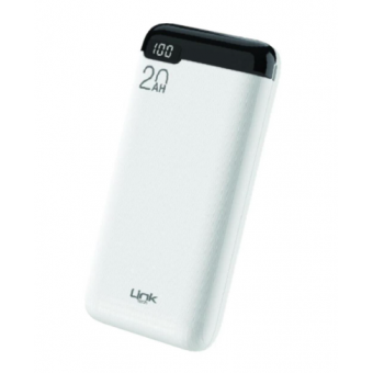 Зображення Мобільна батарея Link-Tech LT20 20000 mAh White