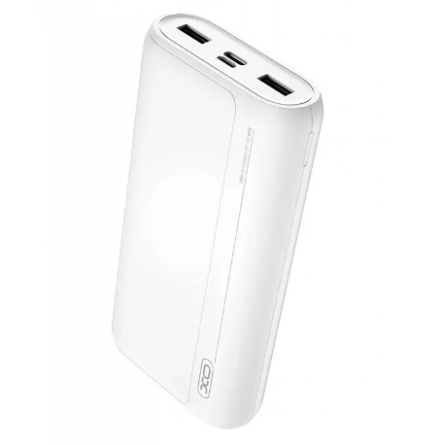 Мобільна батарея XO PR122 20000mAh Micro-USB/Type-C(5V/2A) white фото №2