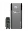 Мобільна батарея Wozinsky 30000mAh, 4*USB, with LCD display, 2A, black (5907769300349)