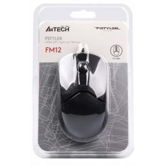 Зображення Комп'ютерна миша A4Tech FM12 (Black)