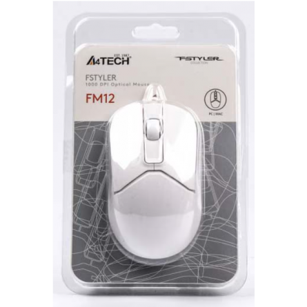 Комп'ютерна миша A4Tech FM12 (White)