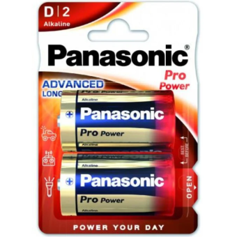 Зображення Батарейки Panasonic D(LR20) PRO POWER лужна