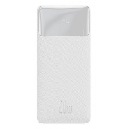 Мобильная батарея Baseus Bipow Digital Display Power bank 30000mAh 20W White