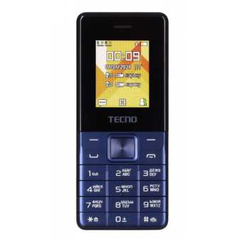Зображення Мобільний телефон Tecno T301 2SIM Deep Blue