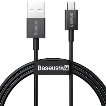 Изображение Baseus Superior Series Fast Charging Data Cable USB to Micro 2A 1m Black