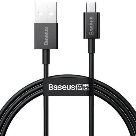 Baseus Superior Series Fast Charging Data Cable USB to Micro 2A 1m Black
