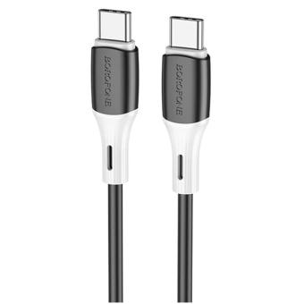 Изображение Borofone BX79 USB to Type-C 3A, 1m, silicone, silicone connectors, Black
