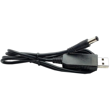 Кабель ACCLAB USB to DC 5,5х2,1 мм 5V 1,5A (чорний) фото №3