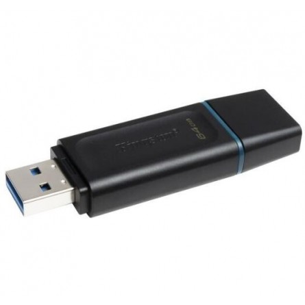 Флешка Kingston USB 3.2 DT Exodia 64GB Black/Teal фото №2