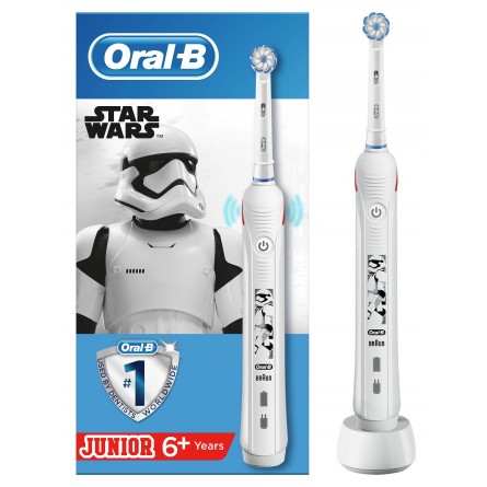 Зубная щетка Braun Oral-B D 501.513.2 Junior Star Wars фото №5