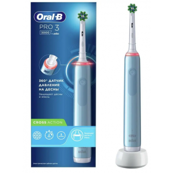 Изображение Зубная щетка Braun Oral-B PRO3 3000 D505.513.3 Cross Action