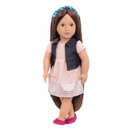 Лялька Our Generation Кейлін 46 см зі зростаючими волоссям, брюнетка (BD31204Z) фото №2