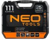 Набір інструменти Neo Tools 111 од.1/41/2 CrV фото №7