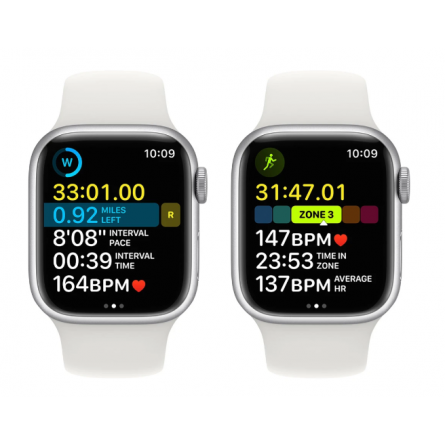 Smart годинник Apple Watch S8 GPS 41 Silver Alum White фото №5