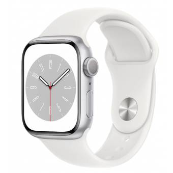 Зображення Smart годинник Apple Watch S8 GPS 41 Silver Alum White