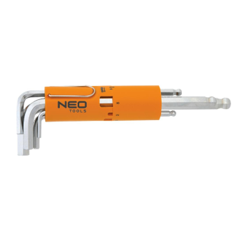 Изображение Ключ Neo Tools шестигранні NEO, 2.5-10 мм, набір 8 шт.