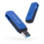 Изображение Флешка Exceleram P 2 Series Blue / Black USB 3.1 Gen 1 64 Gb - изображение 2
