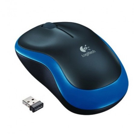 Комп'ютерна миша Logitech Wireless Mouse M185 BLUE,EER2 (синій)