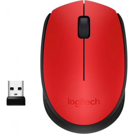Комп'ютерна миша Logitech M171 червоний