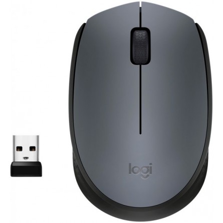 Комп'ютерна миша Logitech M170 чорний з сірим