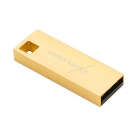 Зображення Флешка Exceleram U 1 Series Gold USB 2.0 16 Gb - зображення 1