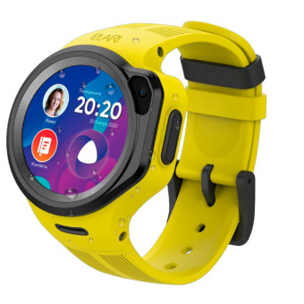Изображение Smart часы ELARI Elari KidPhone 4G Round Yellow (KP-4GRD-Y)