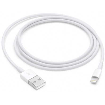 Зображення Apple USB Cable Apple 1m Lightining (MD818M/A) Blister White - зображення 1