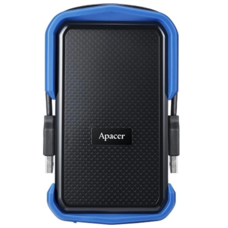 Зовнішній жорсткий диск Apacer PHD External 2.5'' USB 3.1 AC631 1TB Black/Blue (color box)