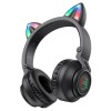 Наушники Borofone BO18 Cat ear BT headphones Black фото №2